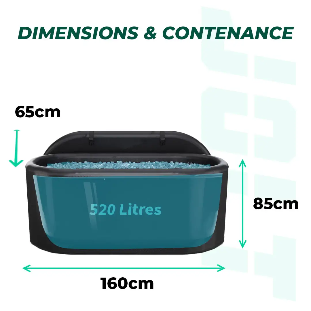 jolt ice bath pro duo dimensions