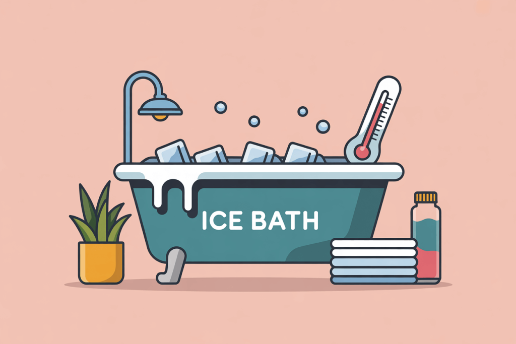 femme enceinte ice bath temperature