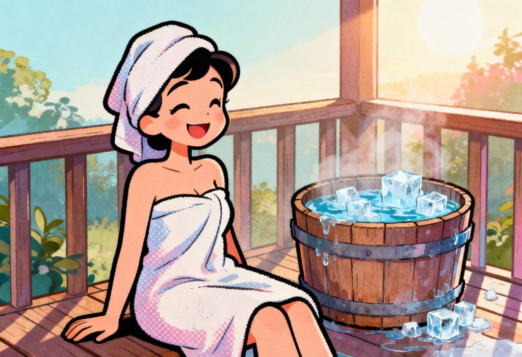 ice bath bienfaits femme