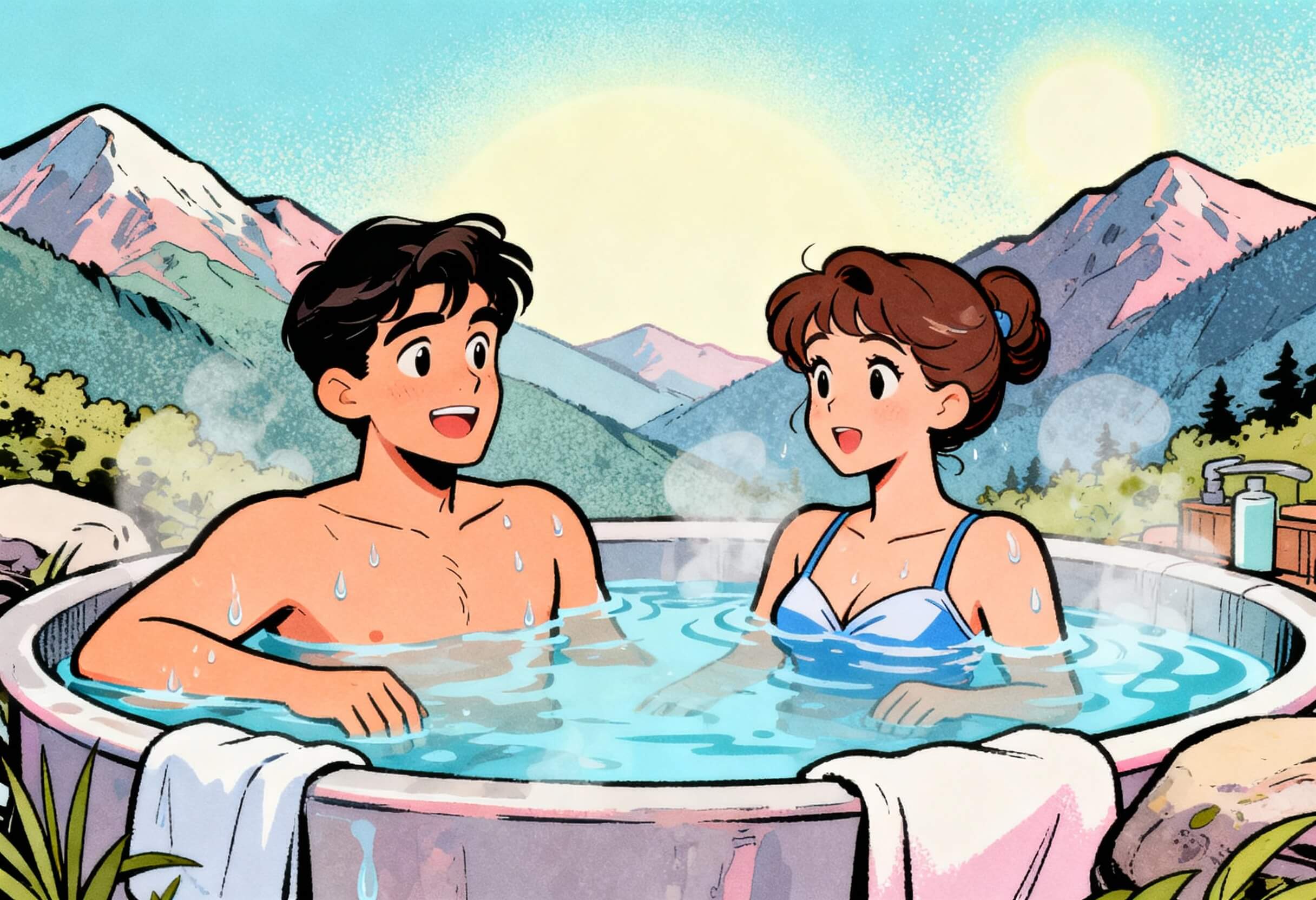 ice bath bienfaits paysage