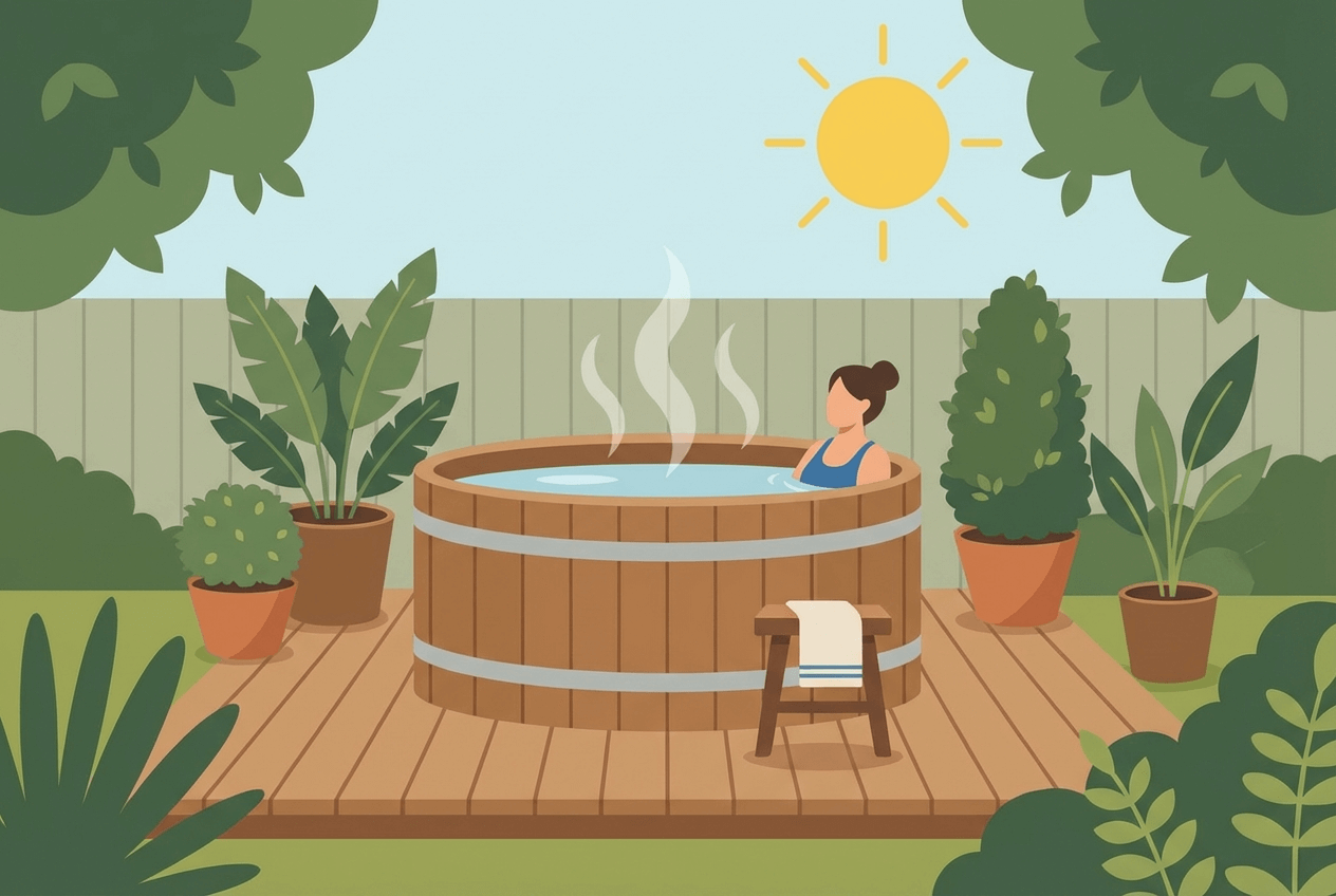 Installer un bain froid dans son jardin